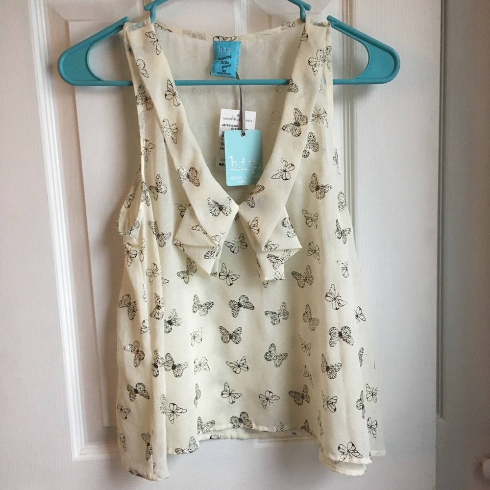 Butterfly Foil Flowing Top
